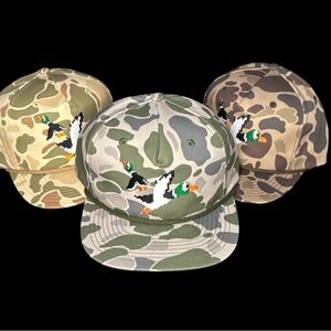 Camo Duck Embroidered  Cap list is for 1 hat. 3 styles to choose